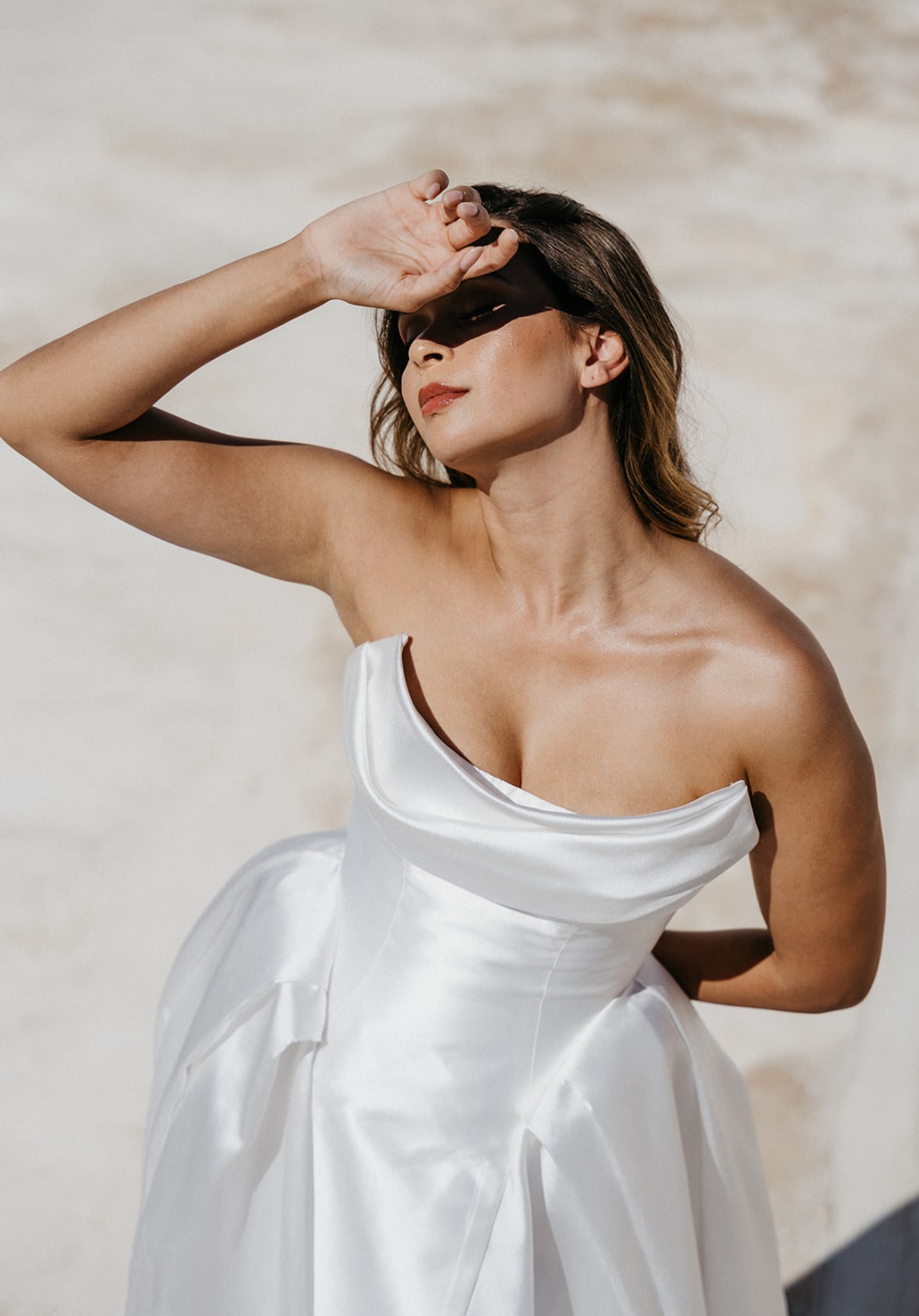 Aura bridal gown, editorial view 5