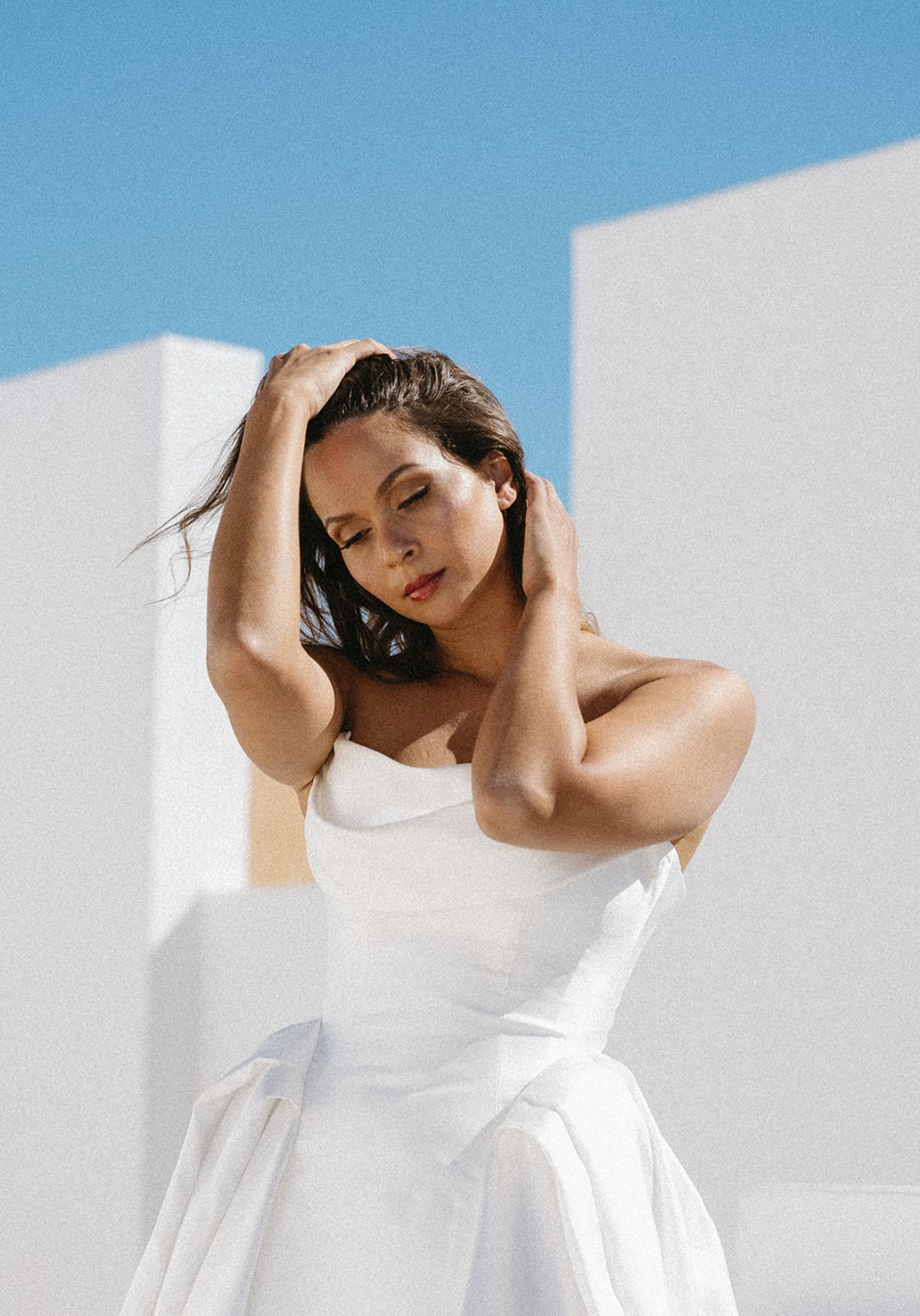 Aura bridal gown, editorial view 4