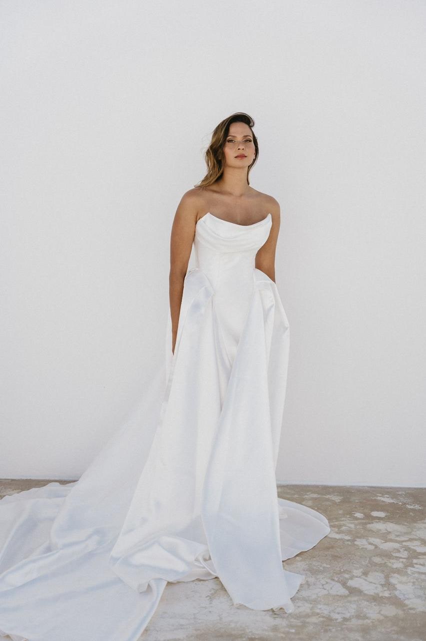 Aura bridal gown, editorial view 6
