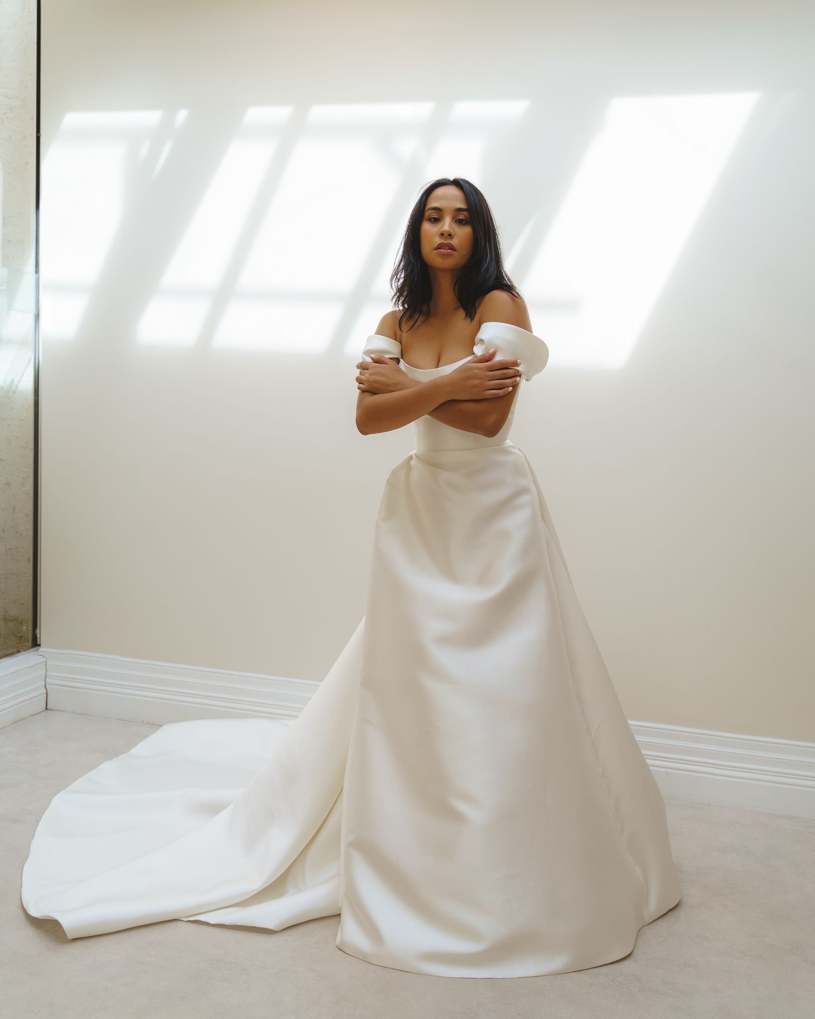 Diana bridal gown, editorial view 3
