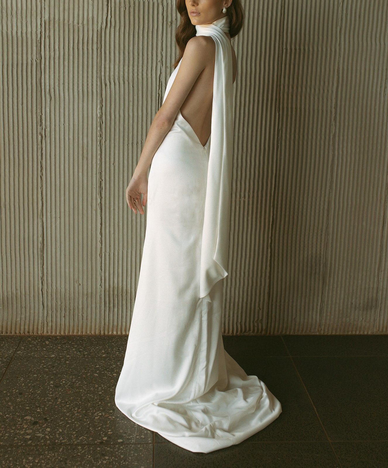 Gaia bridal gown, editorial view 4