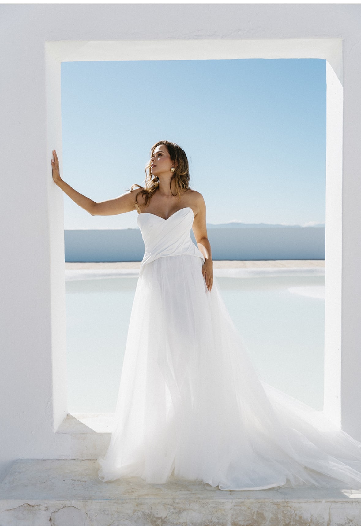 Nova bridal gown, editorial view 1