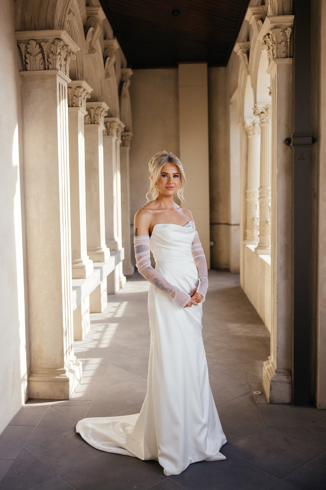 Nymph bridal gown, editorial view 6