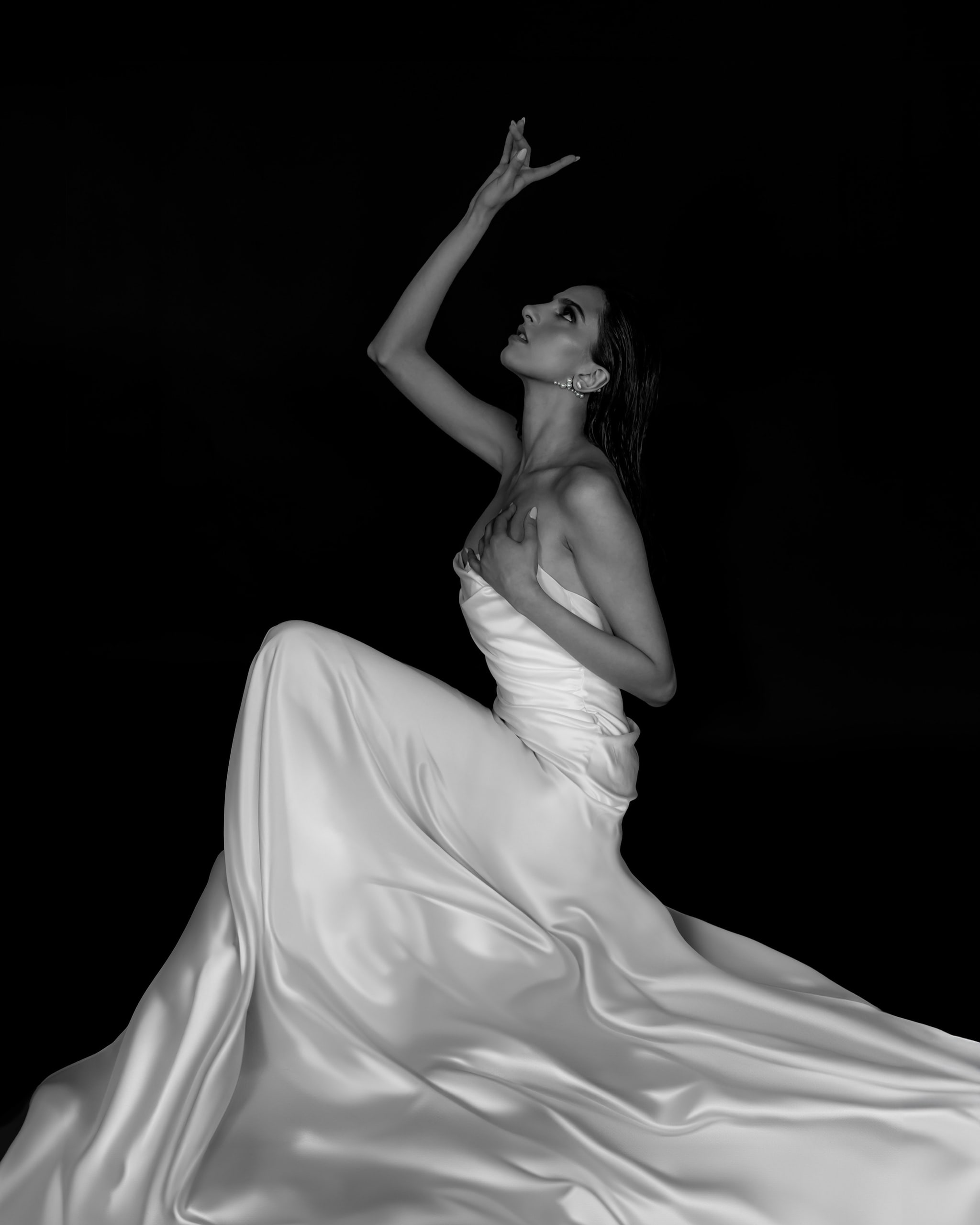 Nymph bridal gown, editorial view 22