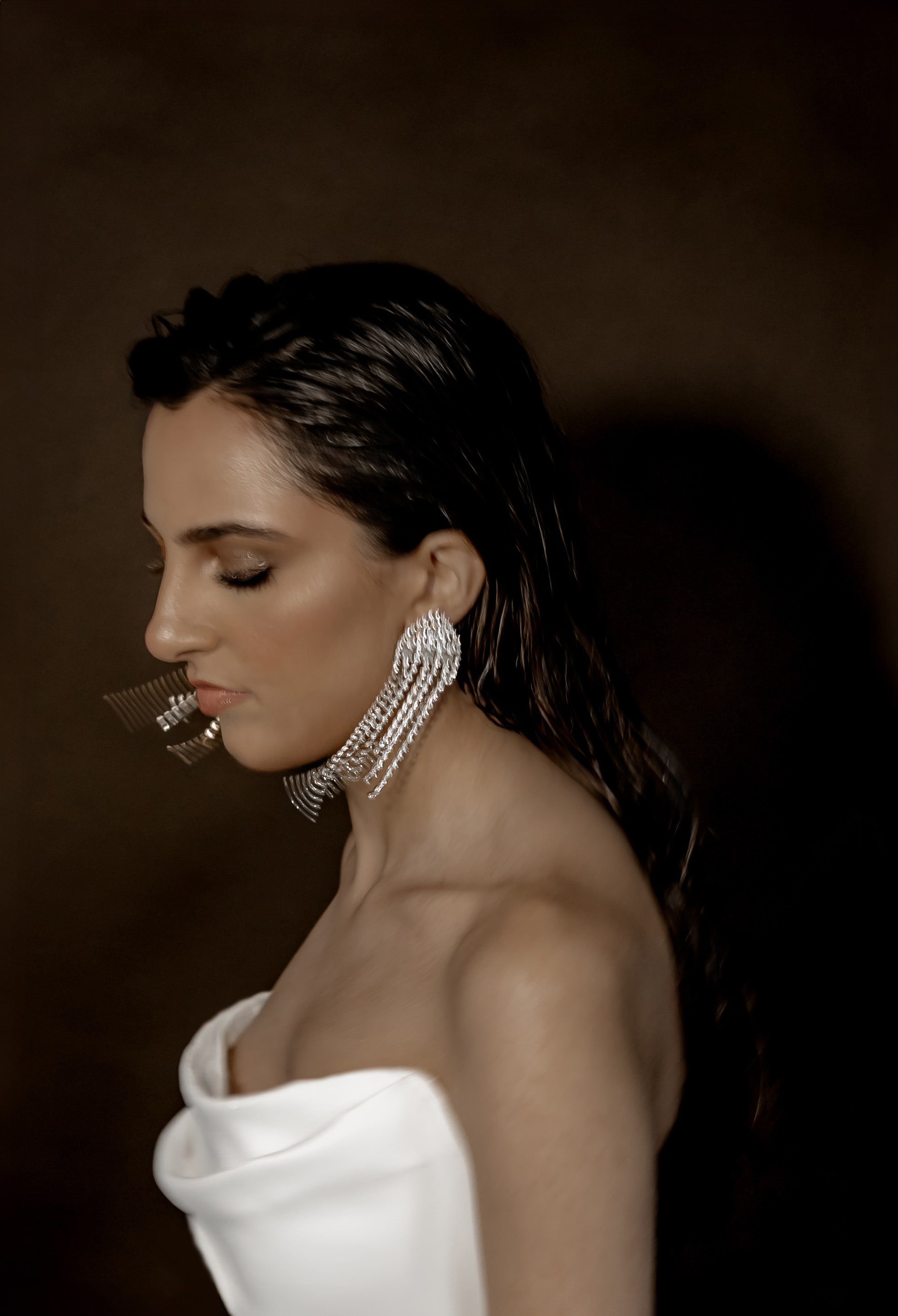 Nymph bridal gown, editorial view 38