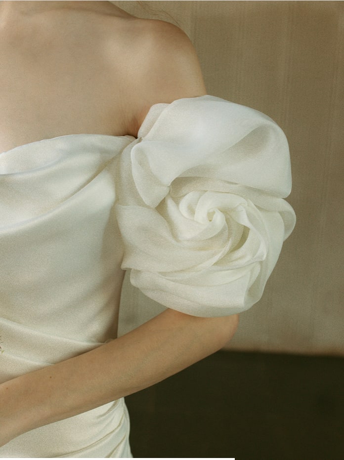 Nymph bridal gown, editorial view 48