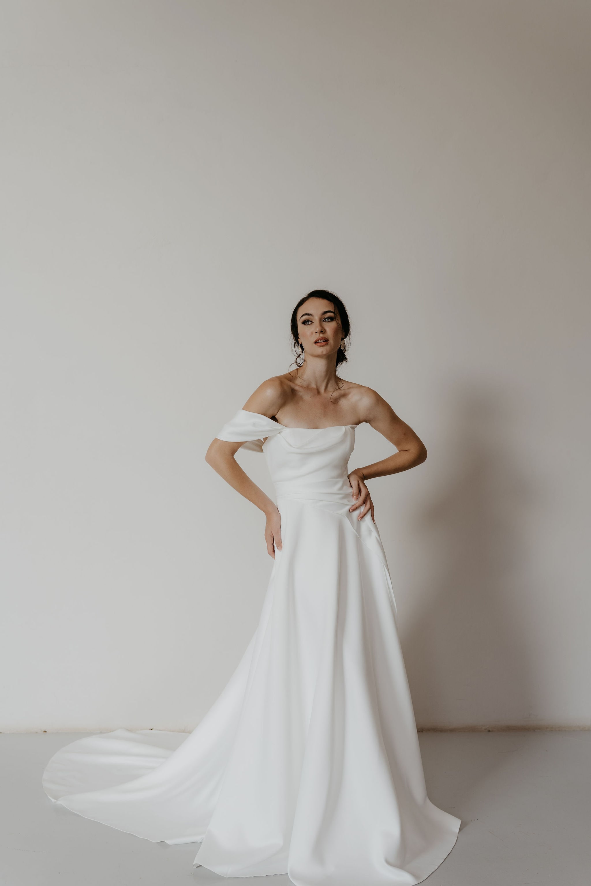 Wavea bridal gown, editorial view 5