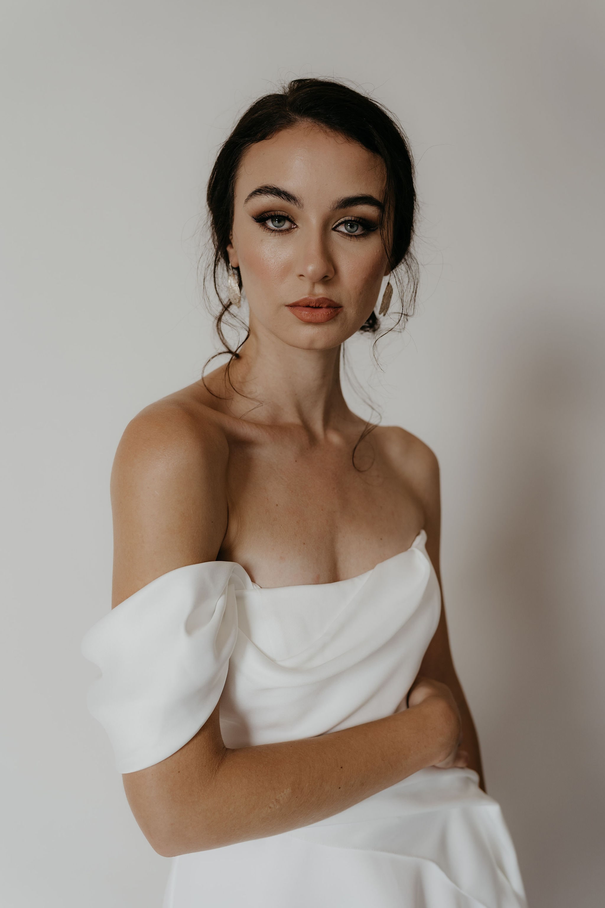 Wavea bridal gown, editorial view 3